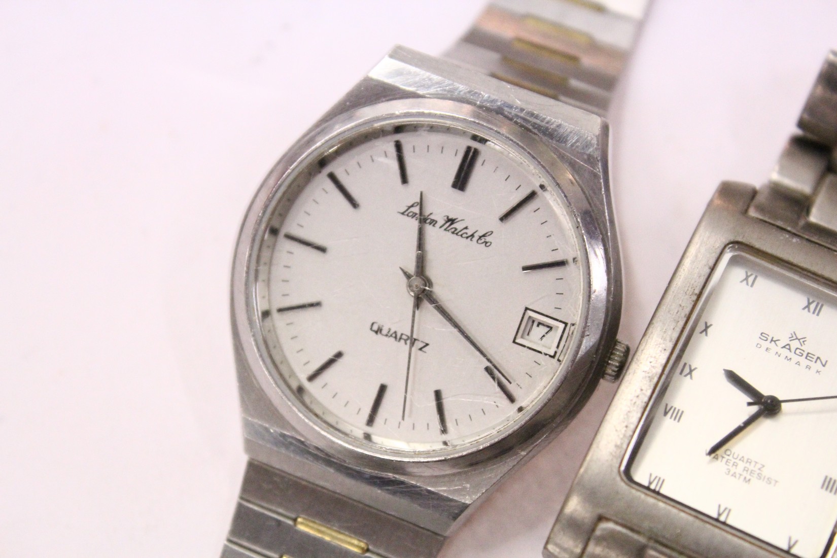 Two gent's stainless steel wristwatches. - Bild 2 aus 5
