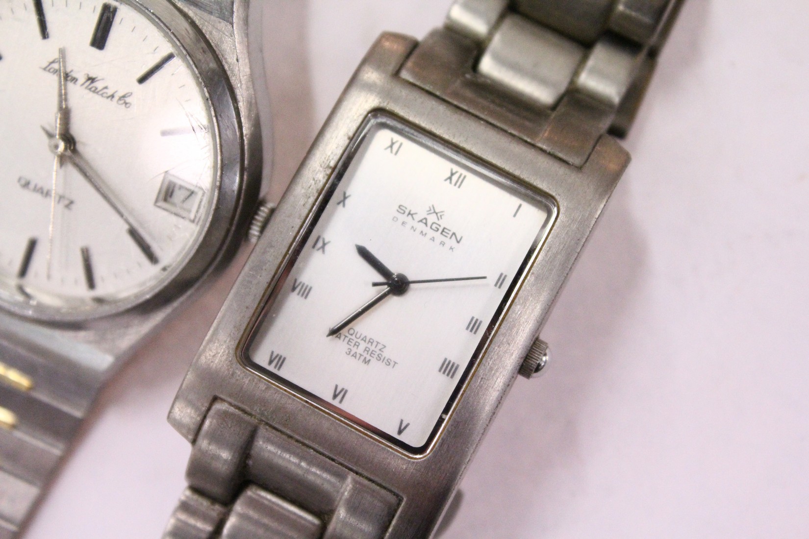 Two gent's stainless steel wristwatches. - Bild 3 aus 5