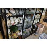 A large quantity of household china, glass etc.