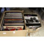 A quantity of LP and other records by The Grateful Dead, Hawkwind and others.