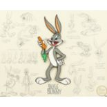 A WARNER BROTHERS ORIGINAL FILM CELL. "BUGS BUNNY" 1991. No. 205/500. 13ins x 16ins.