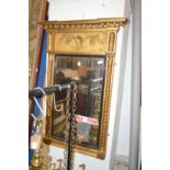 A Regency gilt framed pier mirror.