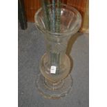 A good large cut glass vase.