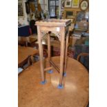 A Chippendale style mahogany urn stand.