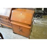 An oak bureau.