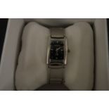 A Gucci stainless steel wristwatch, boxed.