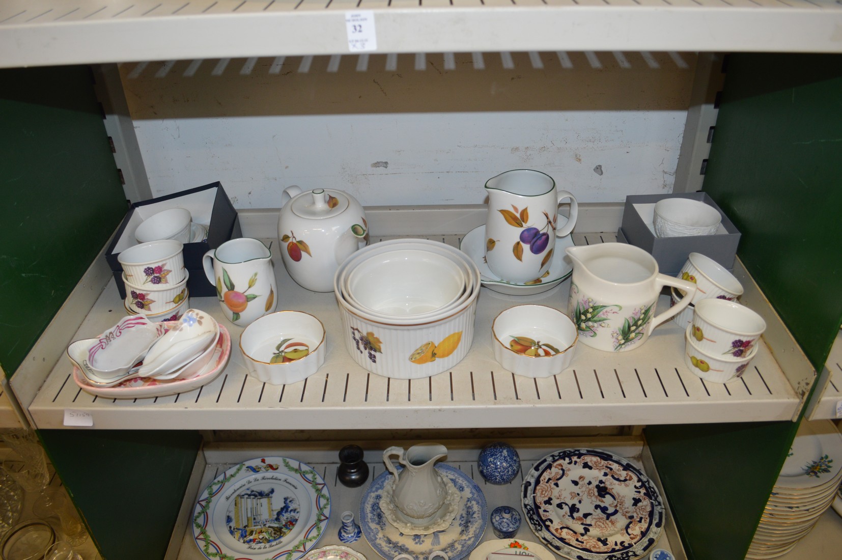 Three shelves of decorative and household china. - Image 2 of 3