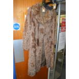 A ladies' fur coat.