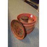 A small group of lacquer bowls etc.