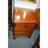 A good George III design mahogany small bureau.