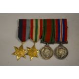 A miniature set of medals.