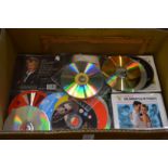 A large quantity of CDs.
