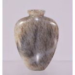 A CHINESE GREY HARDSTONE SNUFF BOTTLE, 5.5cm.