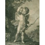 Klauber after Van Loo, 'L'Amour Clair Voyant', engraving, circa 1800, 15" x 10".