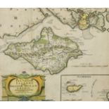 The smaller islands in the British ocean' by Robert Morden, early 18th Century, hand coloured