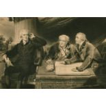 Edward McInnes after Thomas Lawrence, 'The Baring Family', mezzotint, 8.5" x 12", (unframed).