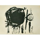 Henry Cliffe (1919-1983) British. "Aggresive [sic] Black", lithograph, signed, inscribed and