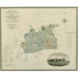 Map of the County of Surrey from an actual survey made in the years 1822 & 1823, published by