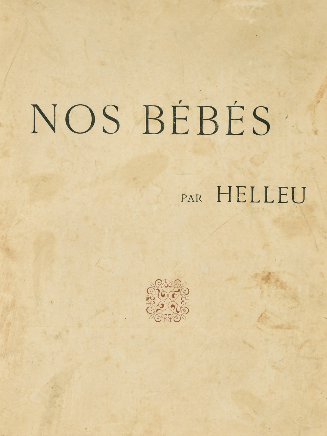 After Paul Cesar Helleu 'Nos Bebes', hardback book published by H. Bouquet, Paris, 14.5" x 10.5".