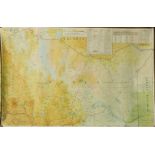 A group of 4 Kenyan maps published circa 1972 and one other of locations of coal mines in the UK,