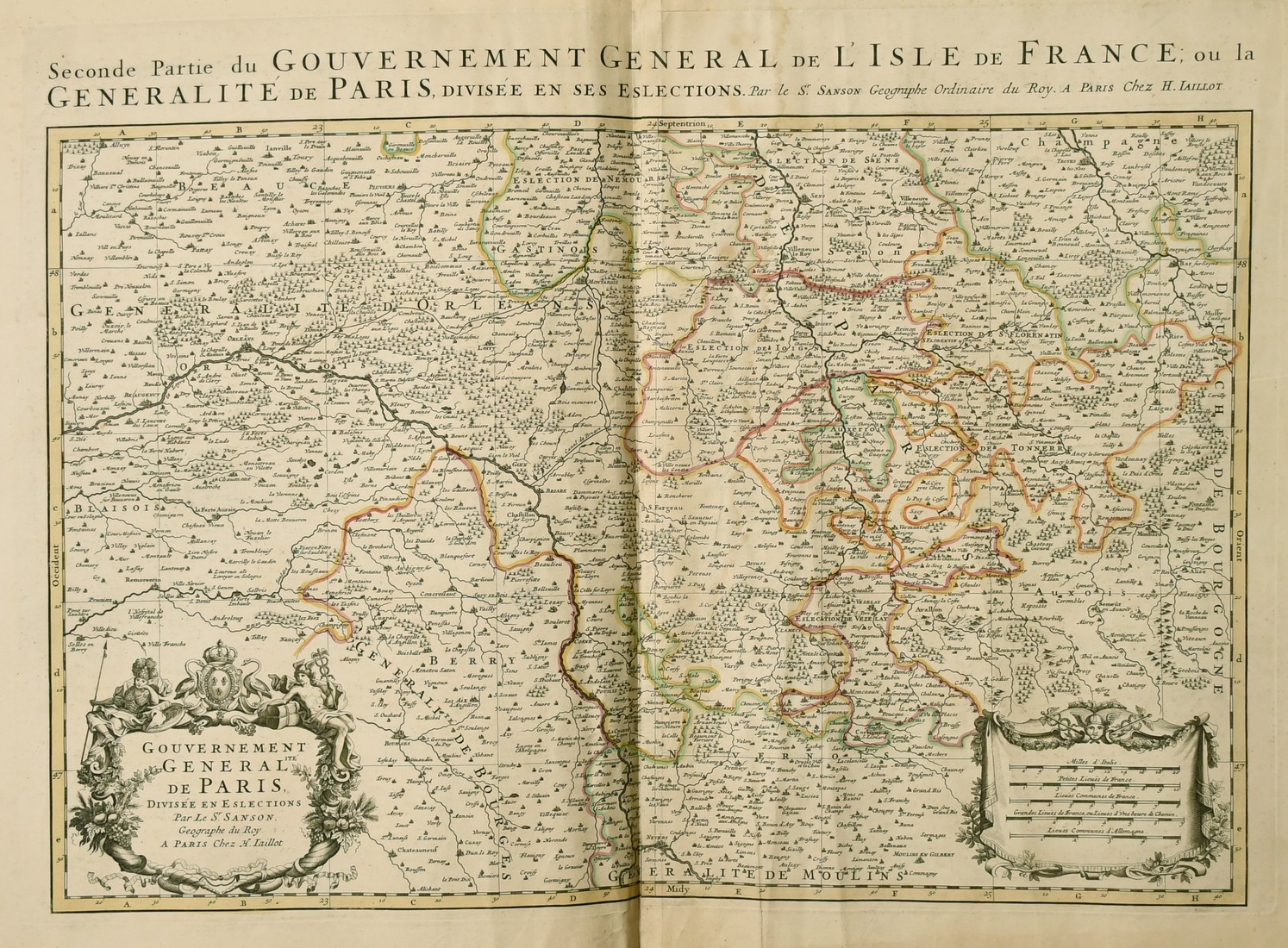 Alexis-Hubert Jaillot, 'Le Gouvernement General de Picardie' and 'Le Gouvernement General de L'