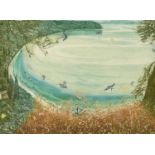 Robert Greenhalf, 'Sea Swallows and Swallow Tails' colour etching, inscribed, signed and numbered