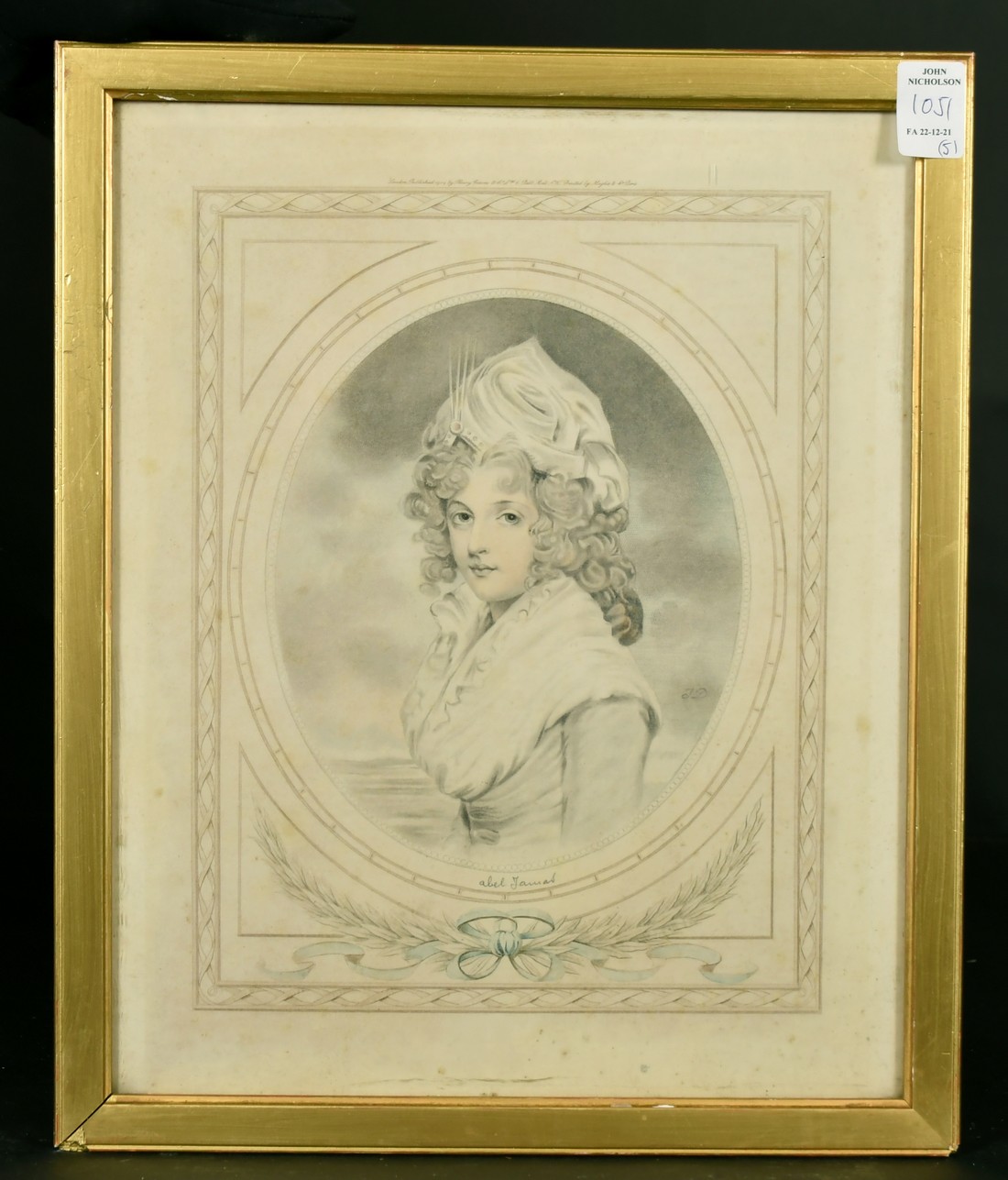 After John Downman (1750-1824) Five coloured lithographs, Portraits of ladies, published 1908 and - Image 3 of 7