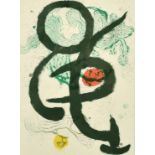 After Joan Miro (1893-1983), An untitled print, 14.5" x 10.5".