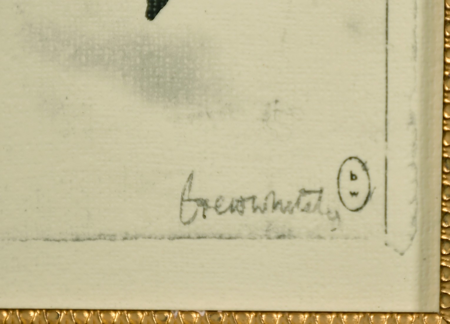 After Brett Whiteley, Australian, two birds on a branch, print, 13" x 10". - Image 3 of 4