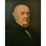 A print of a portrait of Gladstone, 24" x 19".