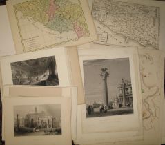 ITALY, q. of prints & maps (Q).