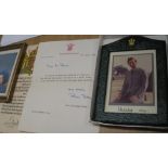 [ROYALTY] signed photograph of PRINCE CHARLES, 1980, in contemp. leather frame by Jarrolds, with
