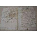 [BRITTANY] a signed French ms. legal document, 4pp., dated 1695, f. & g., 10 x 14 inches [I] (1).