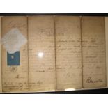 ROYAL COMMISSION, to the rank of Lieutenant, 91st Regiment of Foot, M. P. Macqueen, signature of