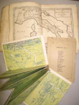 [MAPS] folding maps, incl. Birds Eye View of the Thames, Sections 1 & 2 only, and bound coll'n of 15