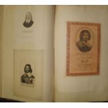 [PORTRAITS] large folio album with portraits if Warwickshire interest (1).