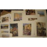 MALTA, coll'n of loose prints and booklets by DINGLI (Q).