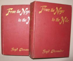 [AFRICA] ALEXANDER (Lieut. Boyd), From the Niger to the Nile, 2 vols., sm. 4to, maps and plates as
