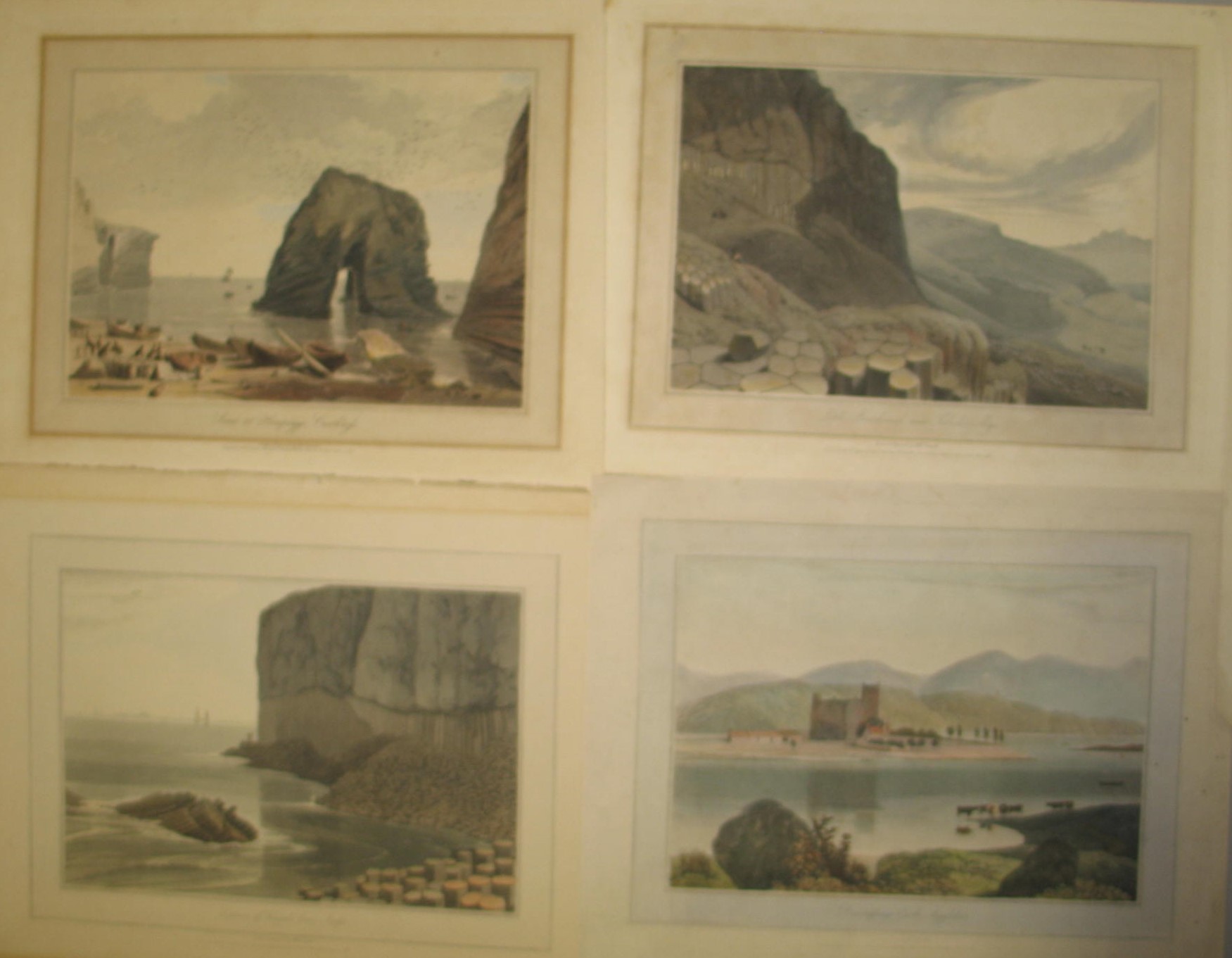 DANIELL (William) 5 h-col'd aquatints of G.B. scenes, 12 x 10 inches [S], u/f.