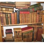 Misc. literature, history, natural history etc., incl. leather bound, 18th & 19th c. (Q).