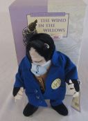 Steiff Wind in the Willows Mole, limited edition 258/4000 H 25 cm with outer box (missing stand/