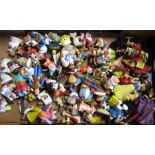 Assorted contemporary plastic/PCV toys by Plastoy, Bullyland and Papo inc Asterix, Wallace and