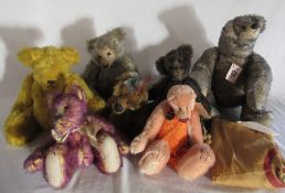 Selection of collectable bears - limited edition Deans - Jim Junior 104/150, Cambrian limited
