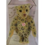 Steiff teddy bear Leopard with growler, limited edition 996/2008 H 40 cm complete with box and