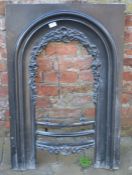 Victorian cast iron bedroom grate 61cm by 92cm