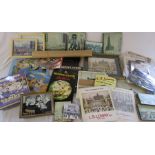 Assorted books, prints and ephemera relating to Beryl Cook and L S Lowry