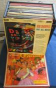 Box of assorted easy listening 33 rpm LPs inc James Last