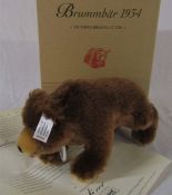 Steiff club edition 2001 replica growling bear 1934, L 17 cm, limited edition 1201/2001