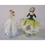 2 Royal Doulton figurine ladies - Laura HN 2960 and Becky HN 2740