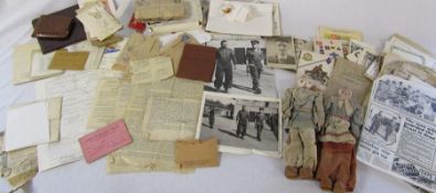 WWII / Josef Kramer interest - Assorted paperwork and photographs relating to Regimental Sergeant